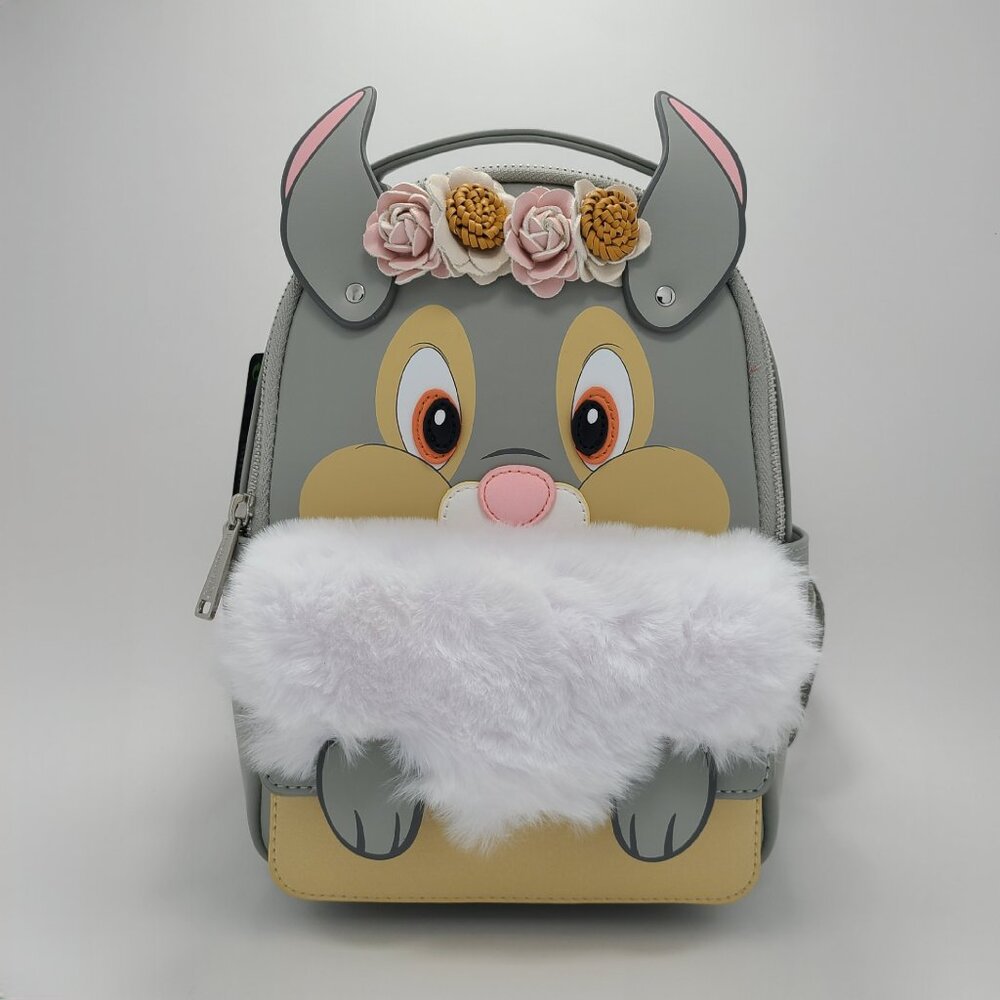 NWT Loungefly Disney Bambi Thumper Figural Cosplay Mini Backpack